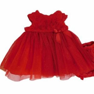 Beautiful Red dress for 9M baby girl